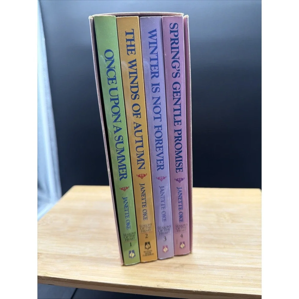 VTG SEASONS OF THE HEART Complete 1-4 Box Set Janette Oke- Paperback